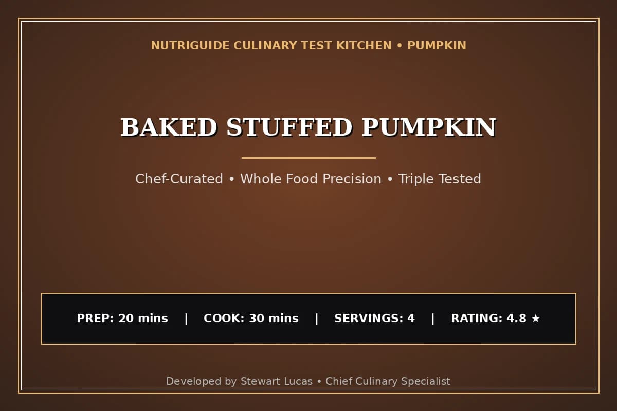 Baked Stuffed Pumpkin