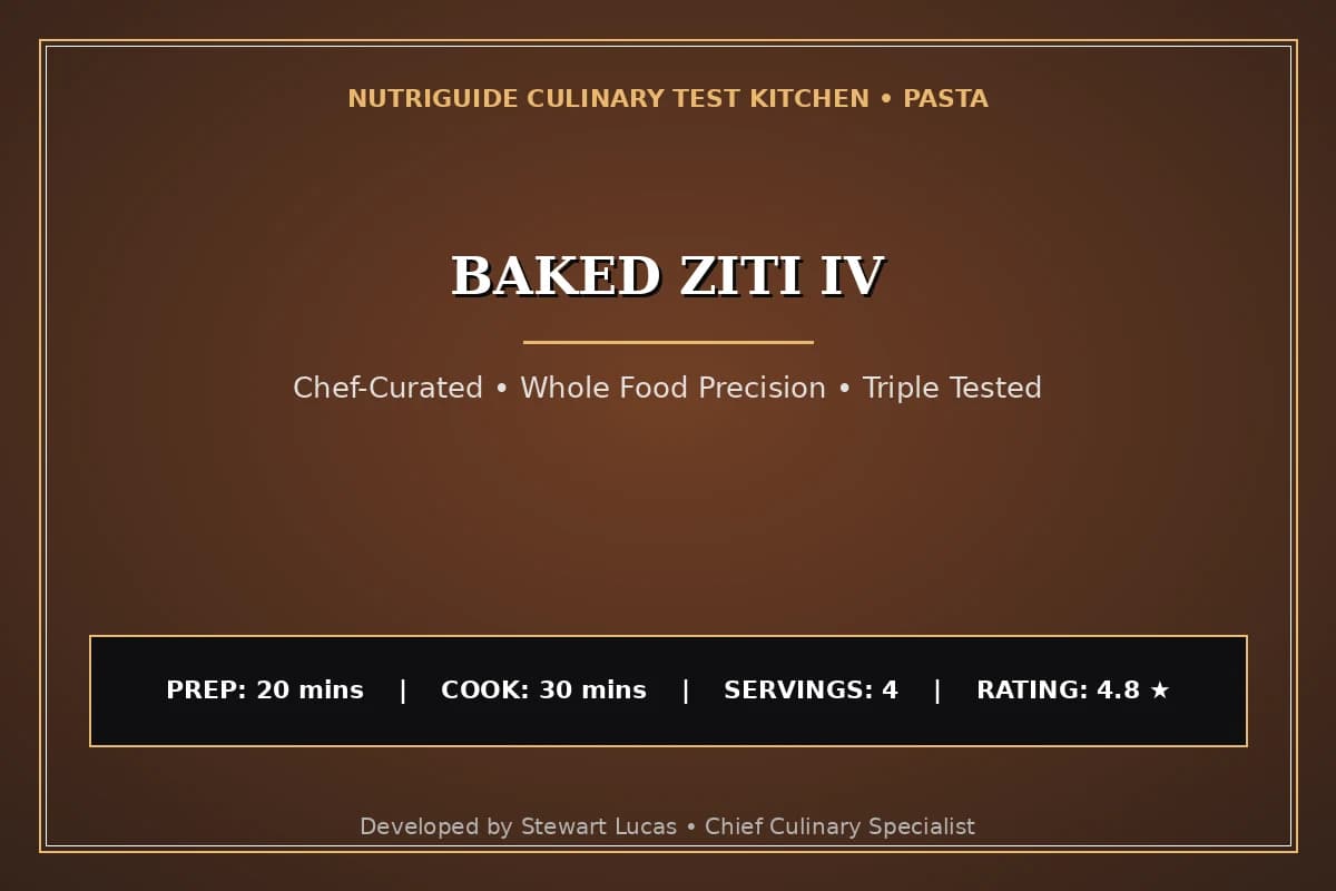 Baked Ziti Iv