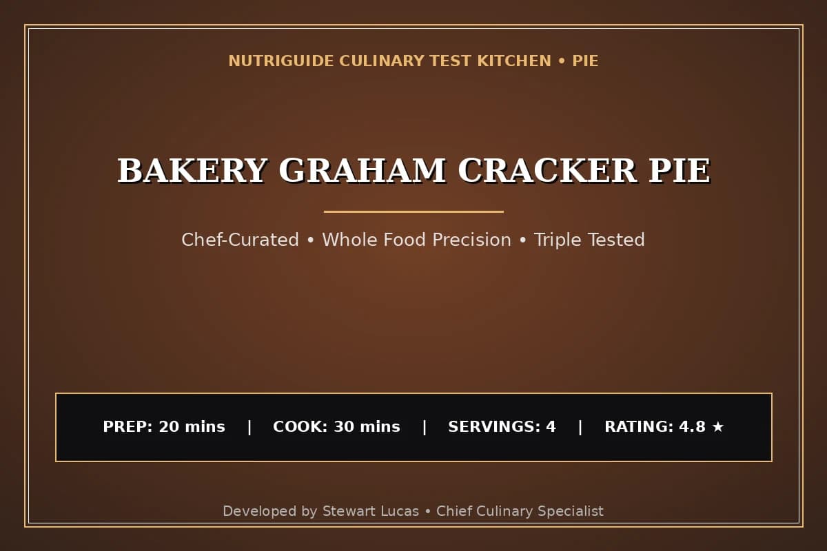 Bakery Graham Cracker Pie