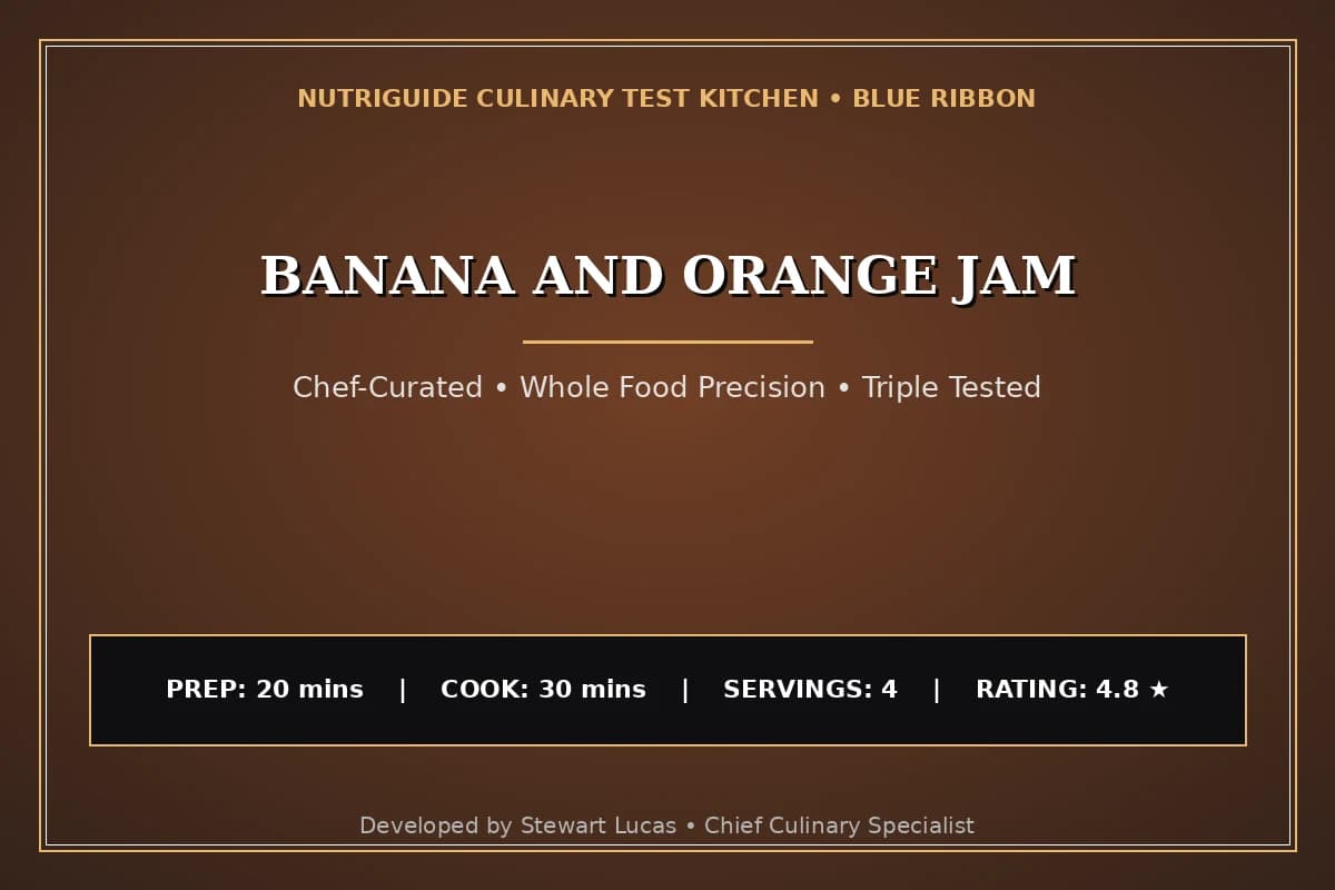 Banana And Orange Jam