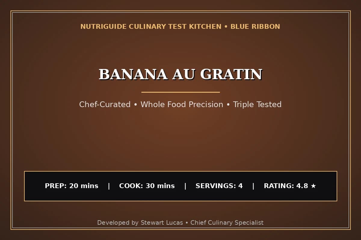 Banana Au Gratin