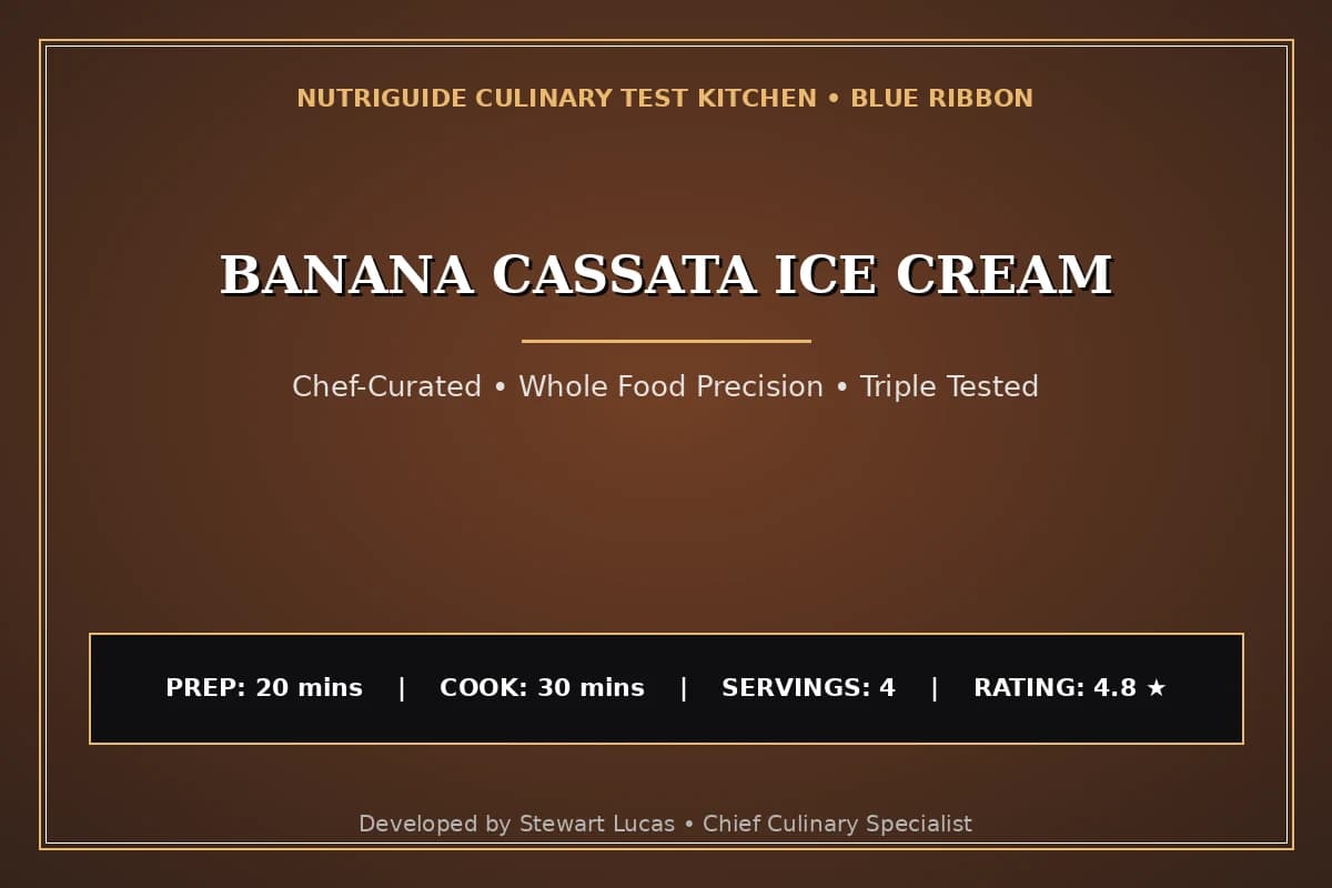 Banana Cassata Ice Cream