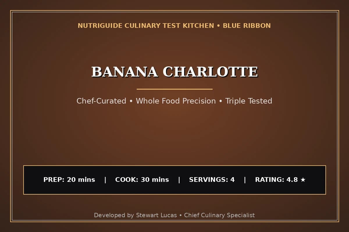 Banana Charlotte