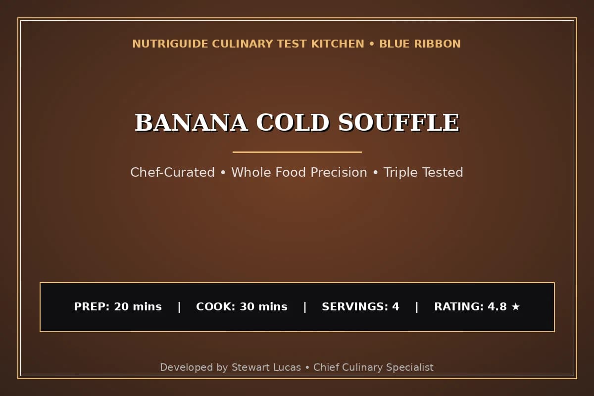 Banana Cold Souffle