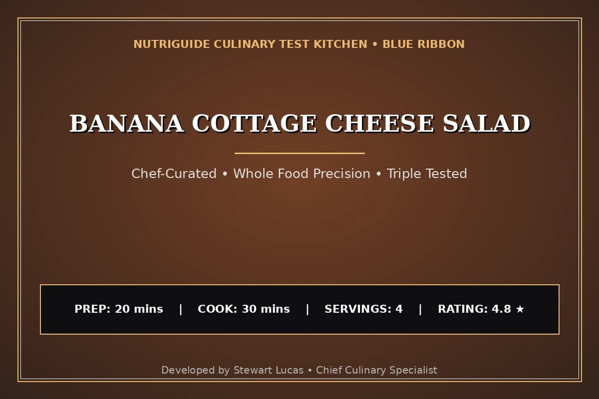 Banana Cottage Cheese Salad