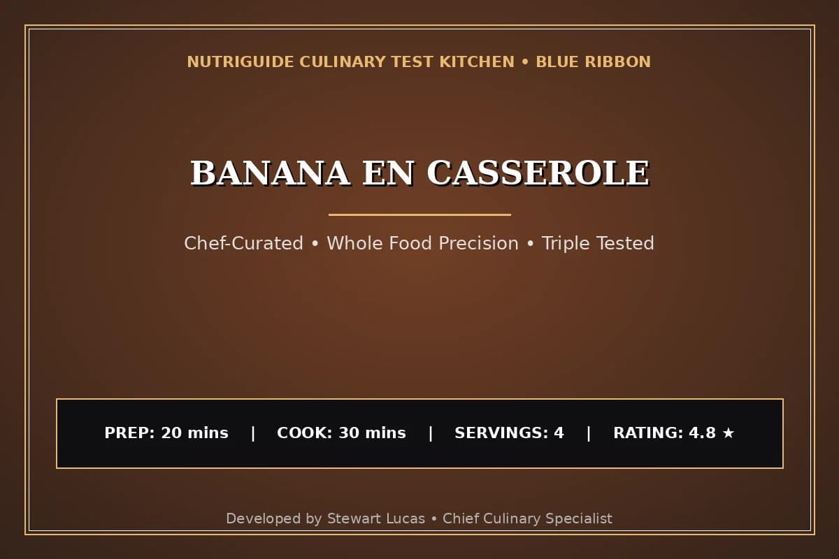 Banana En Casserole