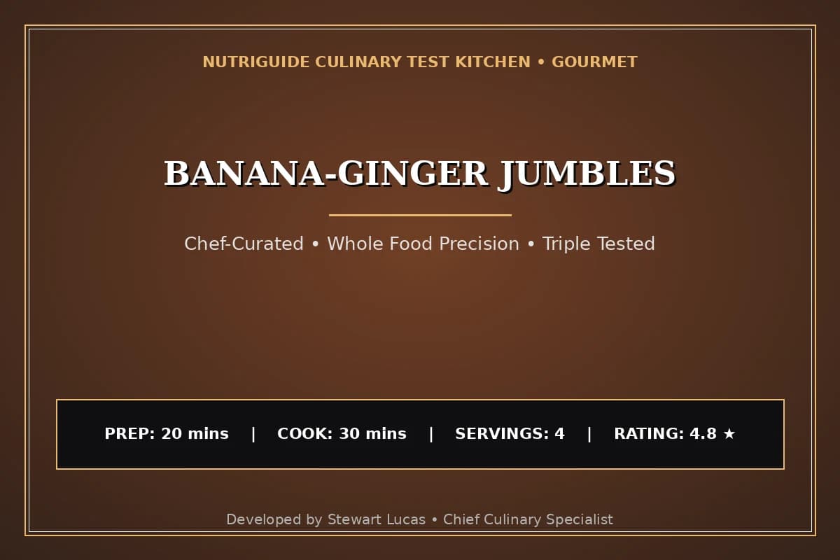 Banana-Ginger Jumbles