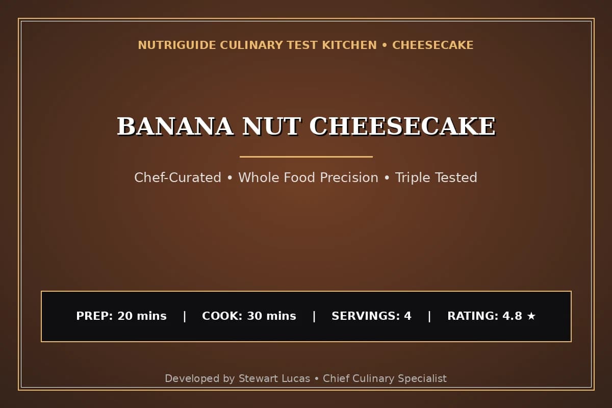 Banana Nut Cheesecake