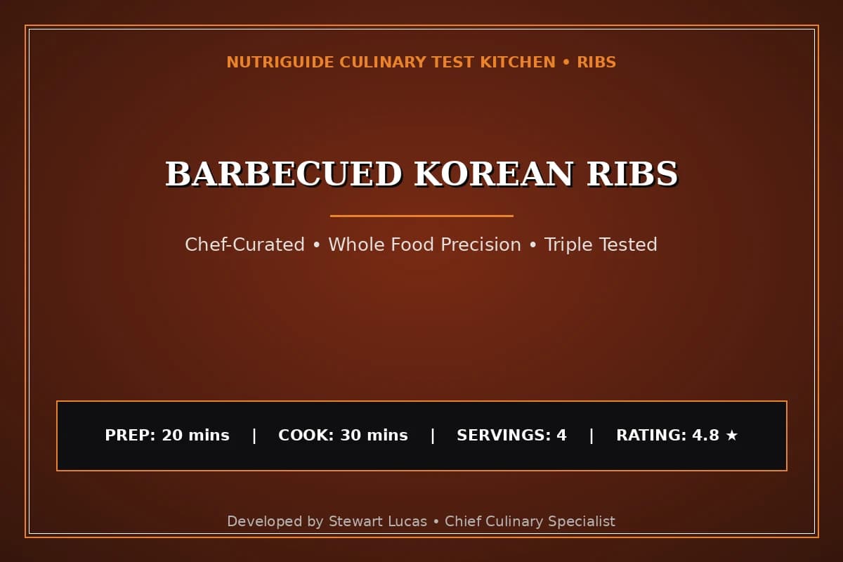 Barbecued Korean Ribs