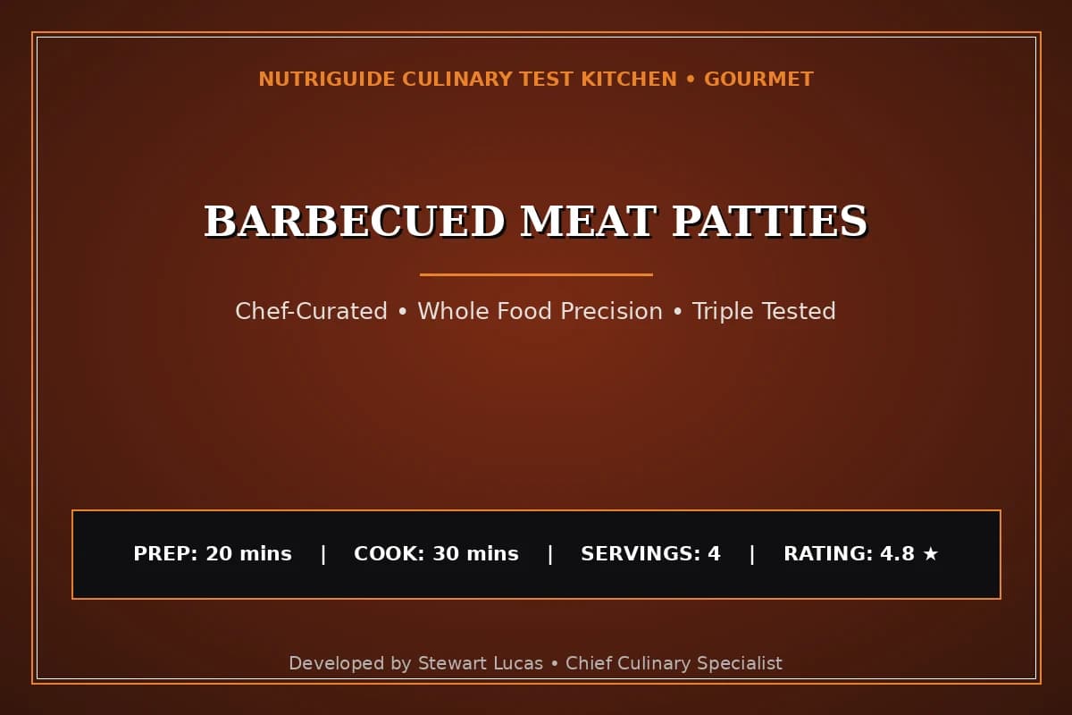 Barbecued Meat Patties