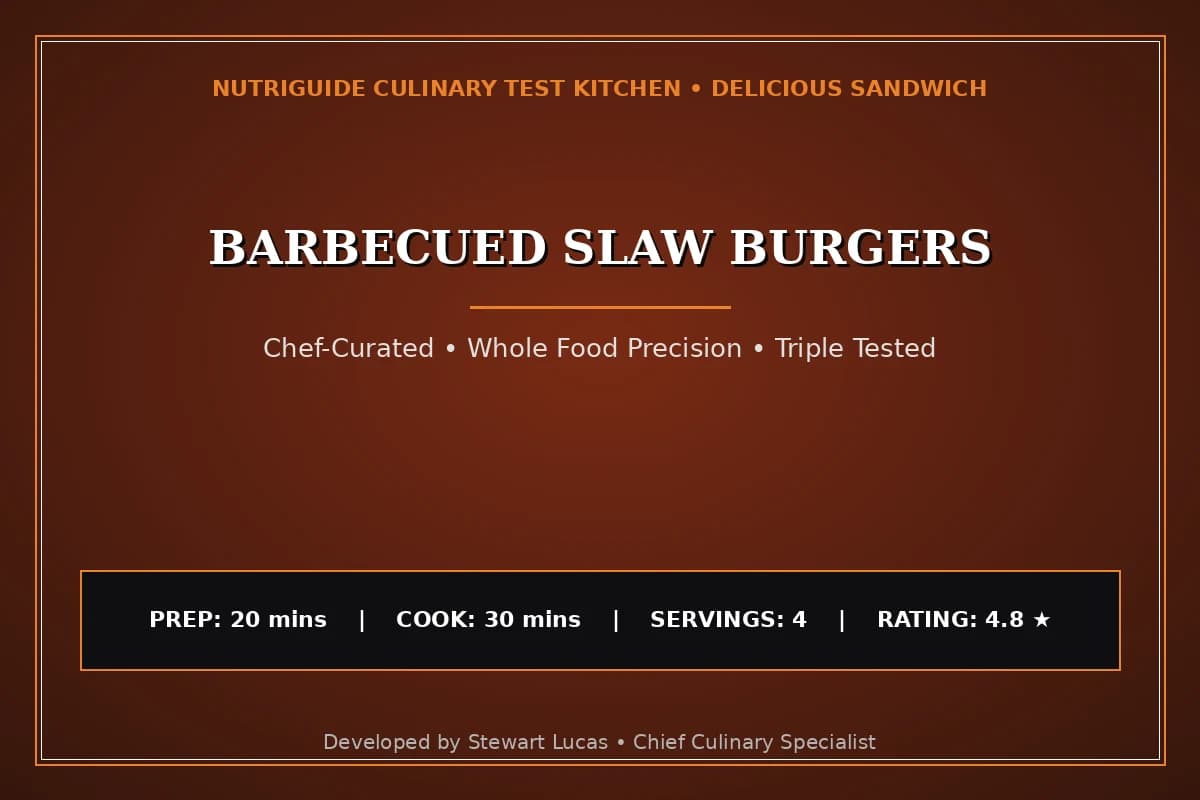 Barbecued Slaw Burgers