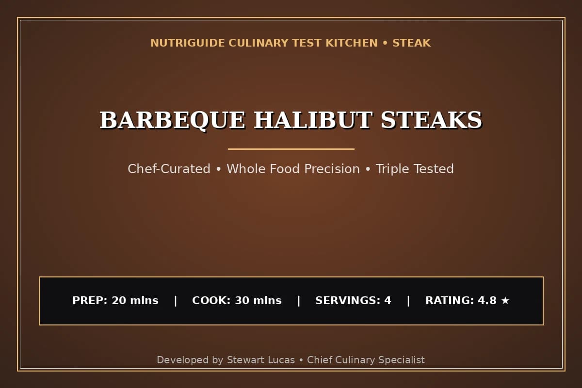 Barbeque Halibut Steaks