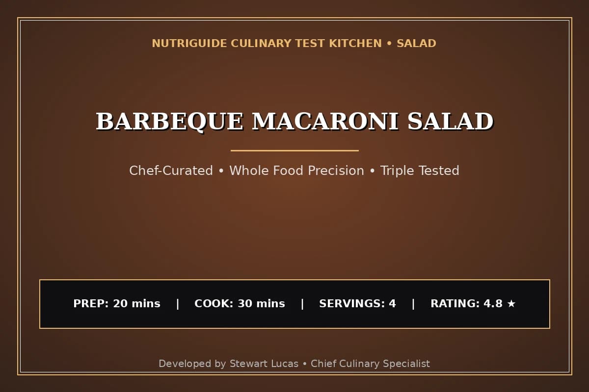 Barbeque Macaroni Salad
