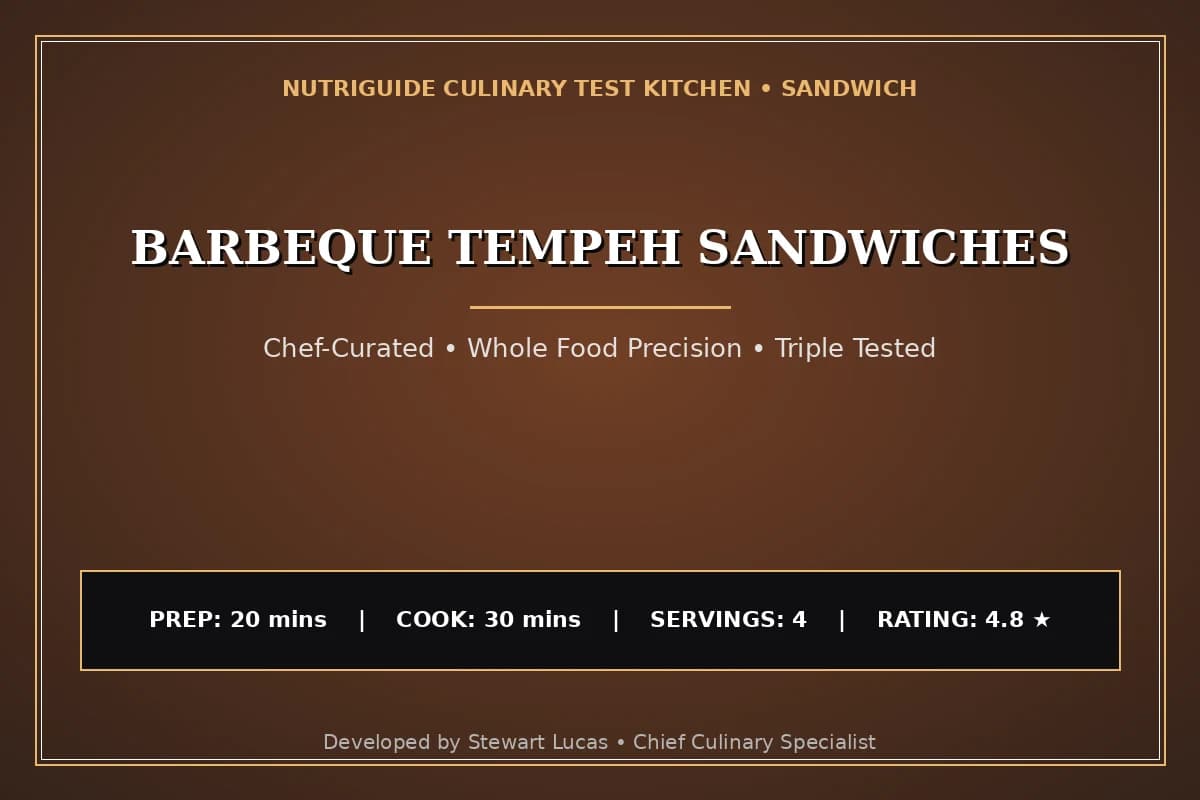Barbeque Tempeh Sandwiches