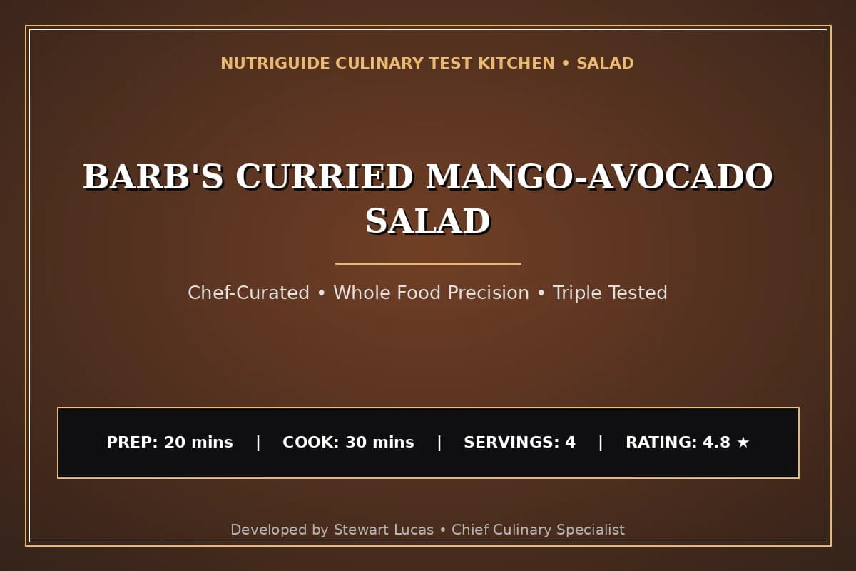 Barb'S Curried Mango-Avocado Salad