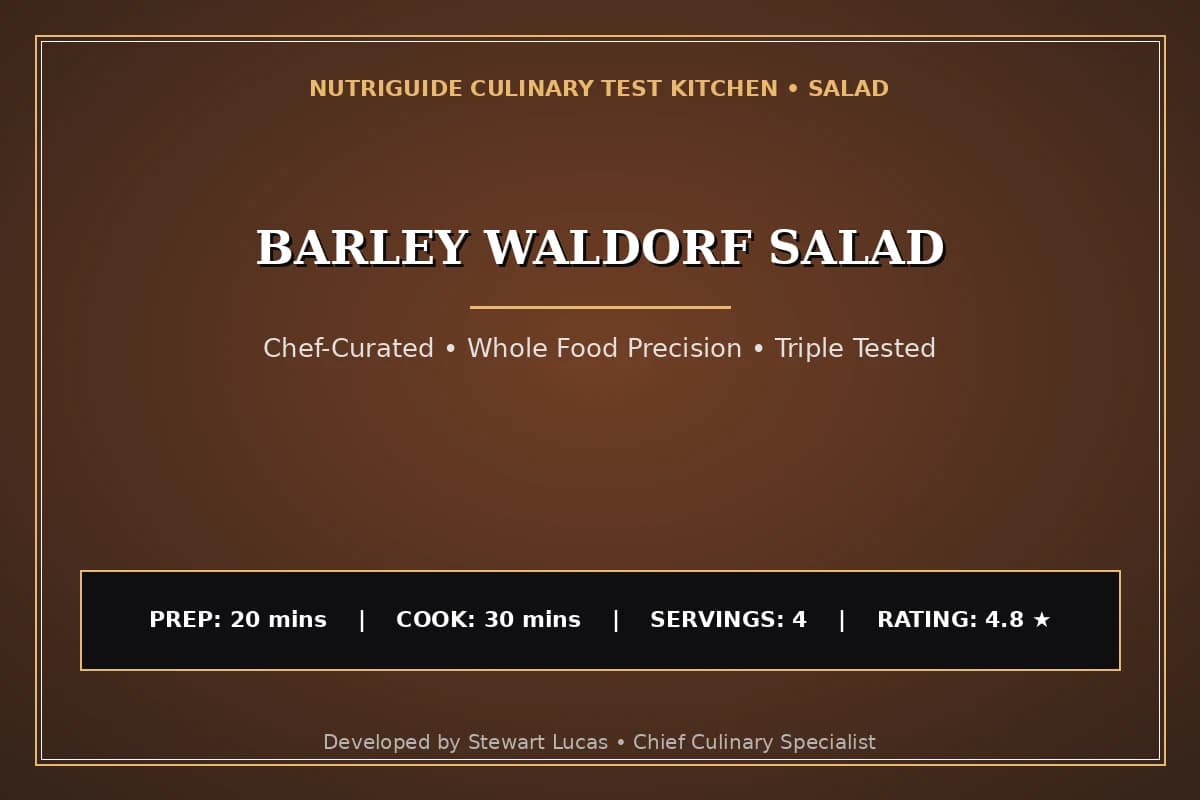 Barley Waldorf Salad