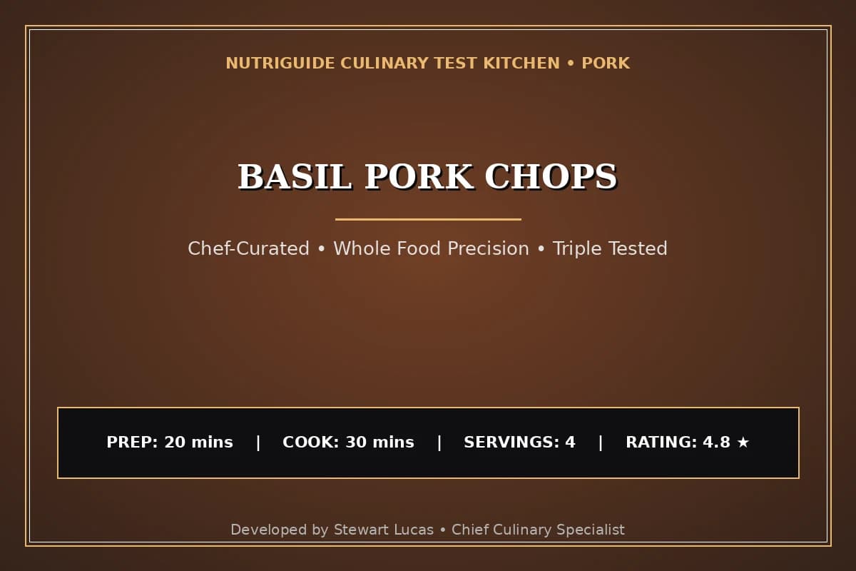Basil Pork Chops