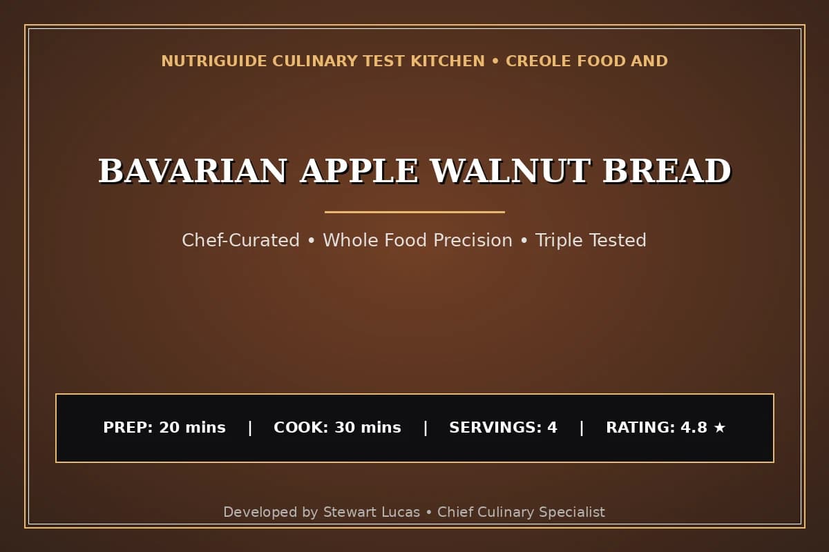 Bavarian Apple Walnut Bread