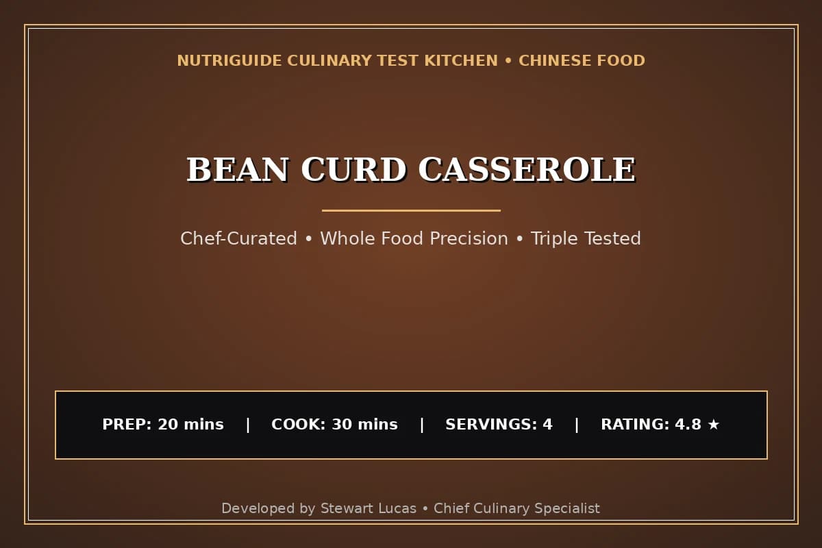 Bean Curd Casserole