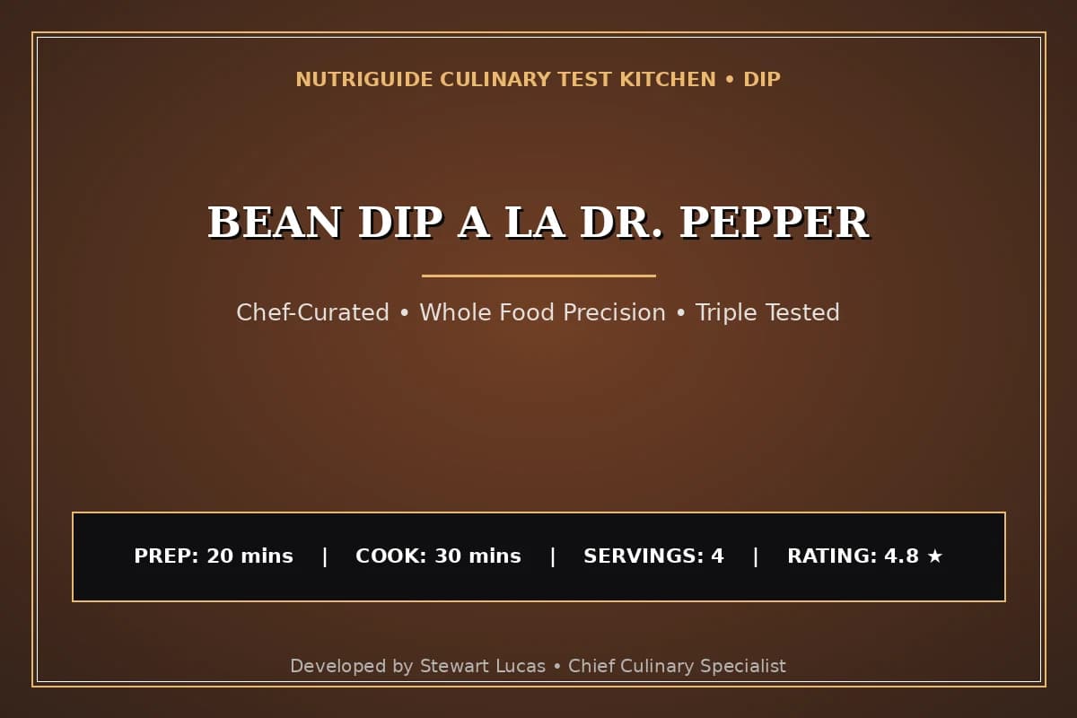 Bean Dip A La Dr. Pepper