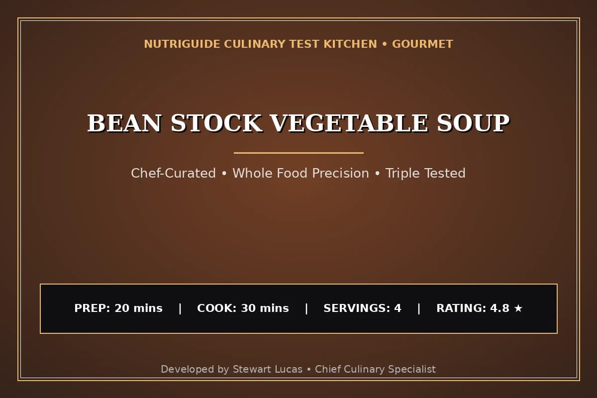 Bean Stock Vegetable Soup