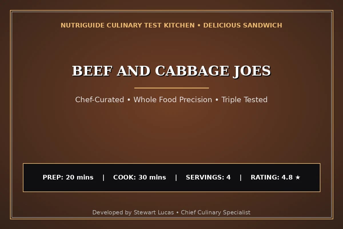 Beef And Cabbage Joes