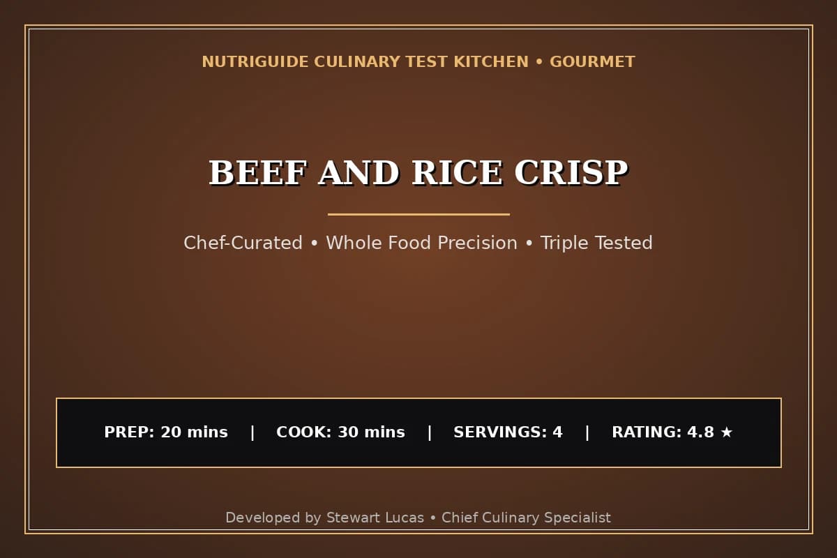 Beef And Rice Crisp