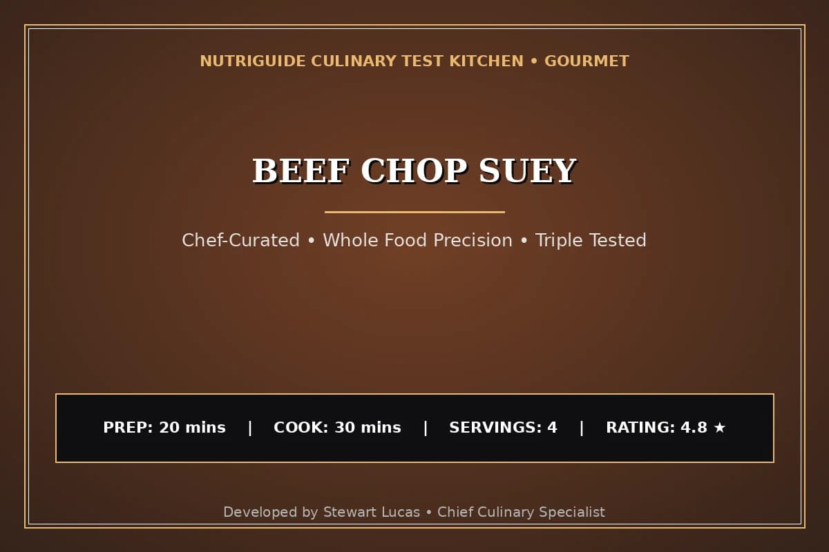Beef Chop Suey