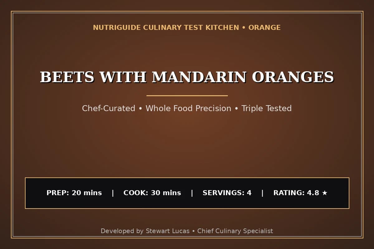 Beets With Mandarin Oranges
