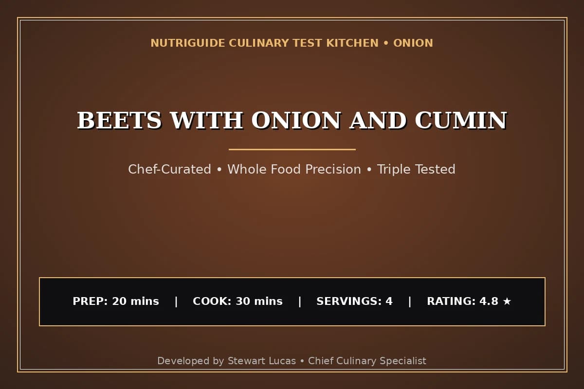 Beets With Onion And Cumin
