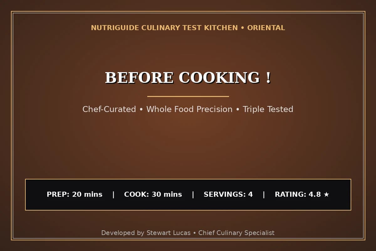 Before Cooking !