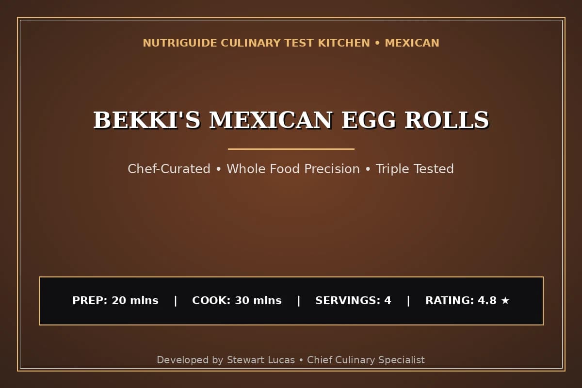 Bekki'S Mexican Egg Rolls