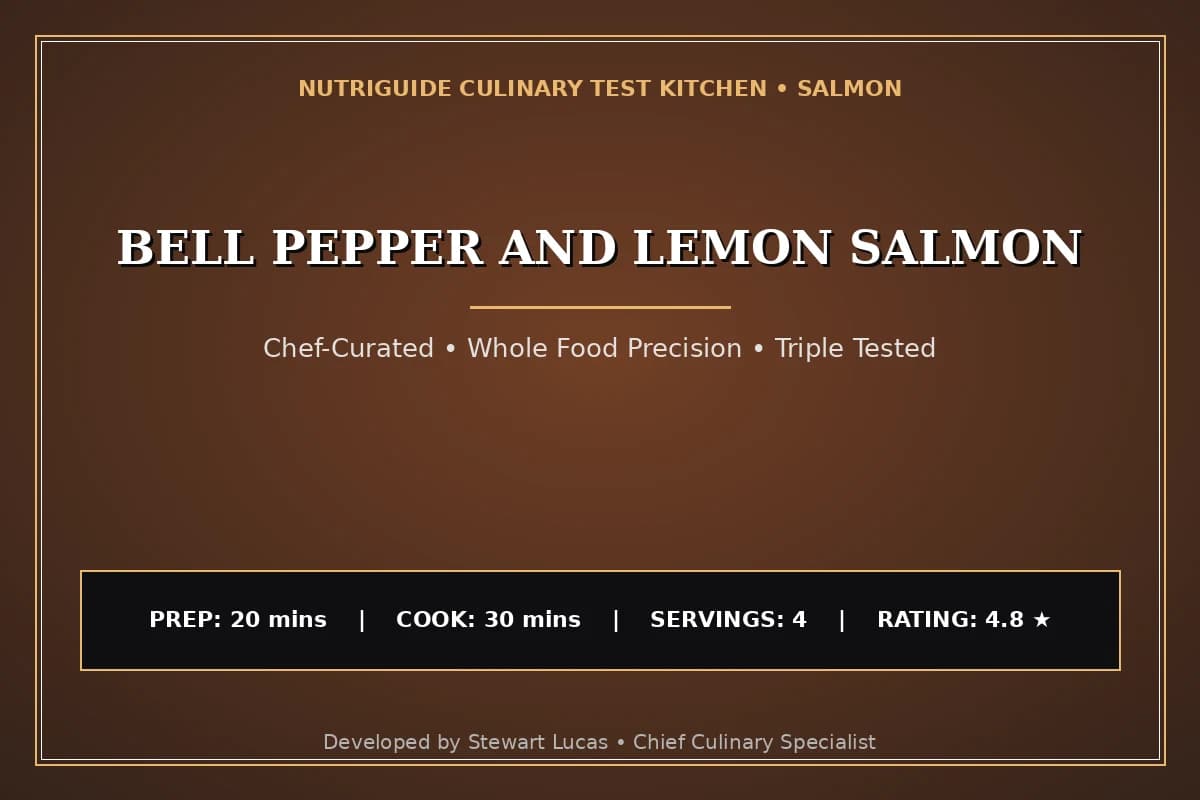 Bell Pepper And Lemon Salmon