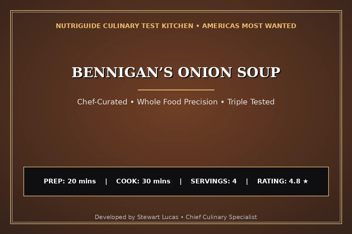 Bennigan’S Onion Soup