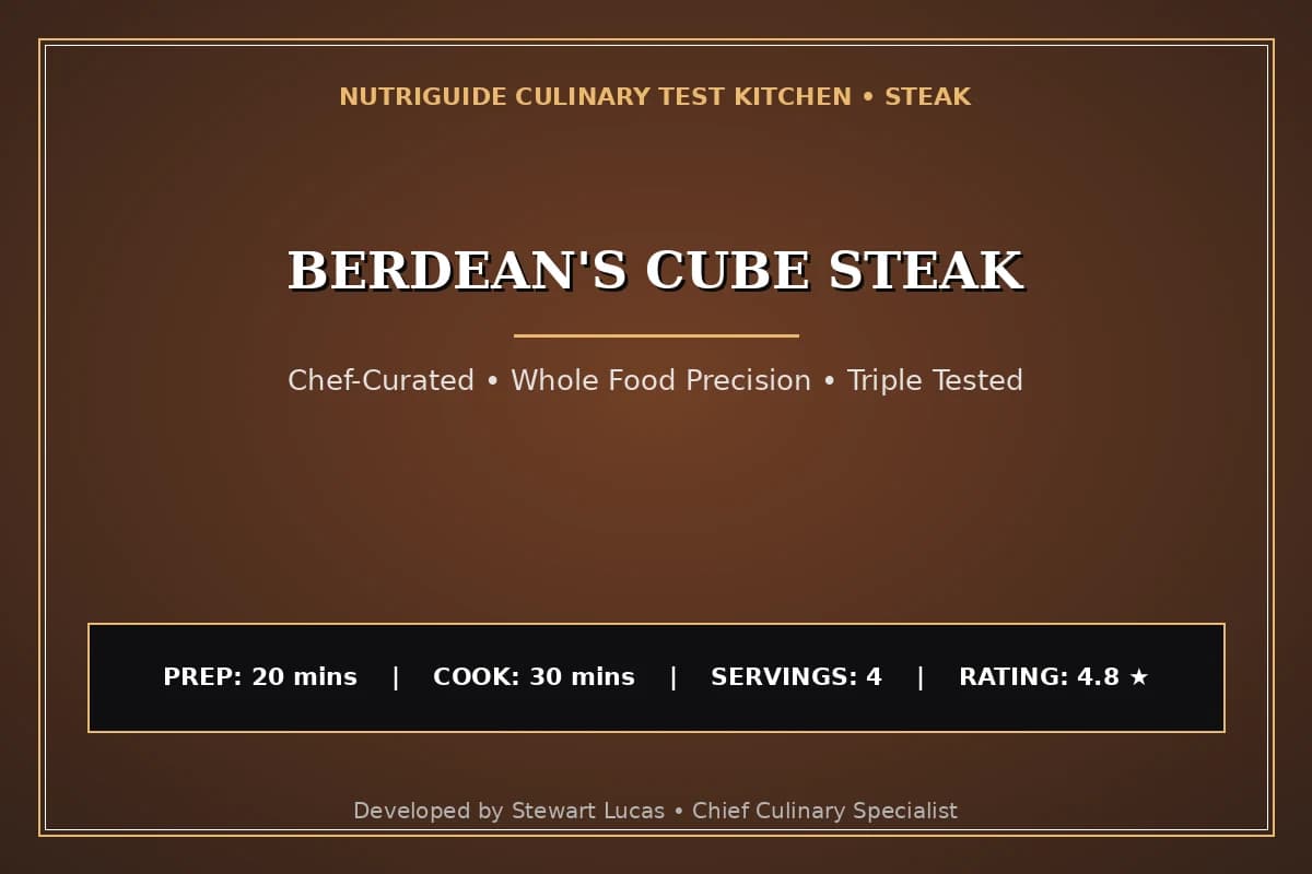 Berdean'S Cube Steak
