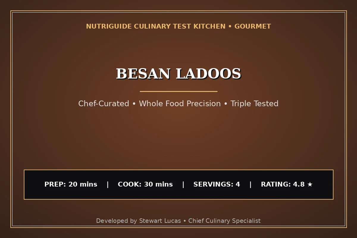 Besan Ladoos
