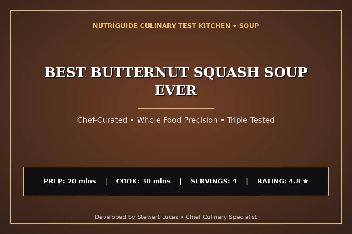 Best Butternut Squash Soup Ever