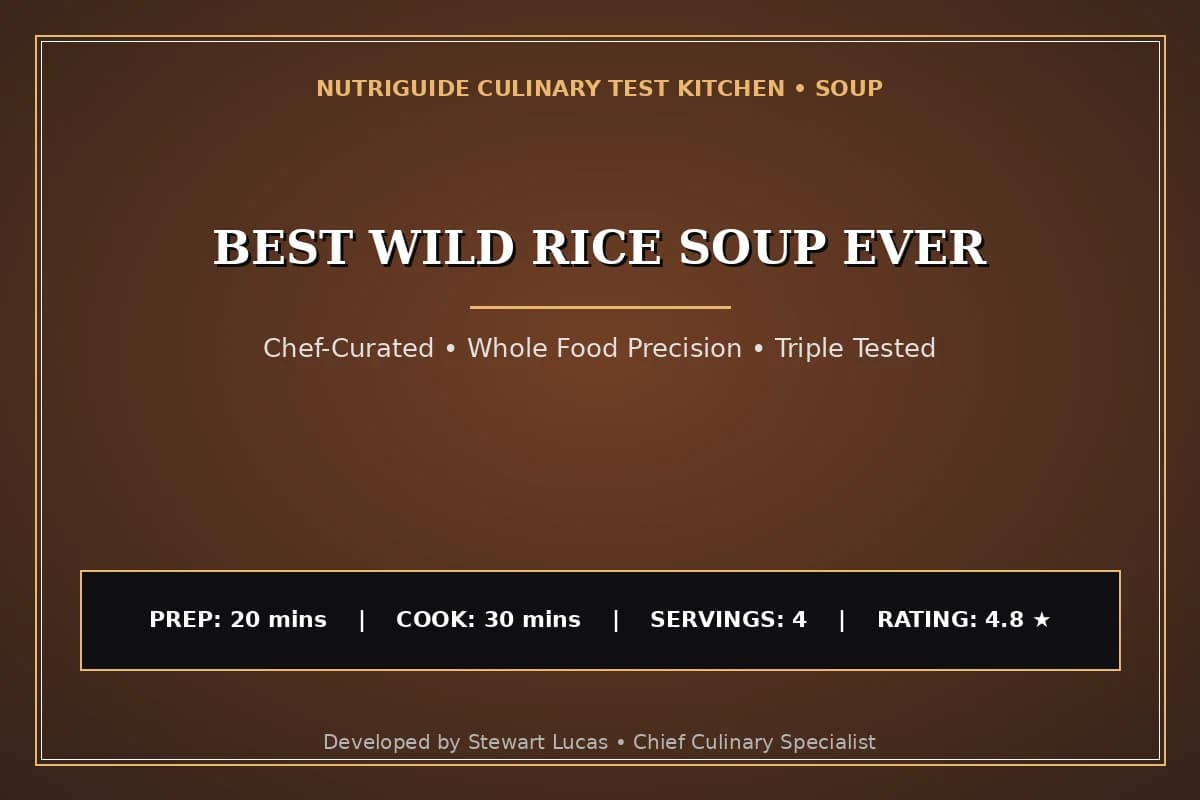 Best Wild Rice Soup Ever