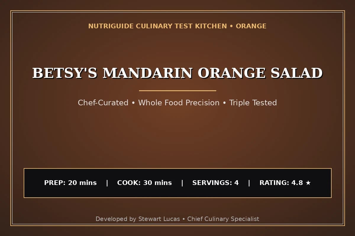 Betsy'S Mandarin Orange Salad