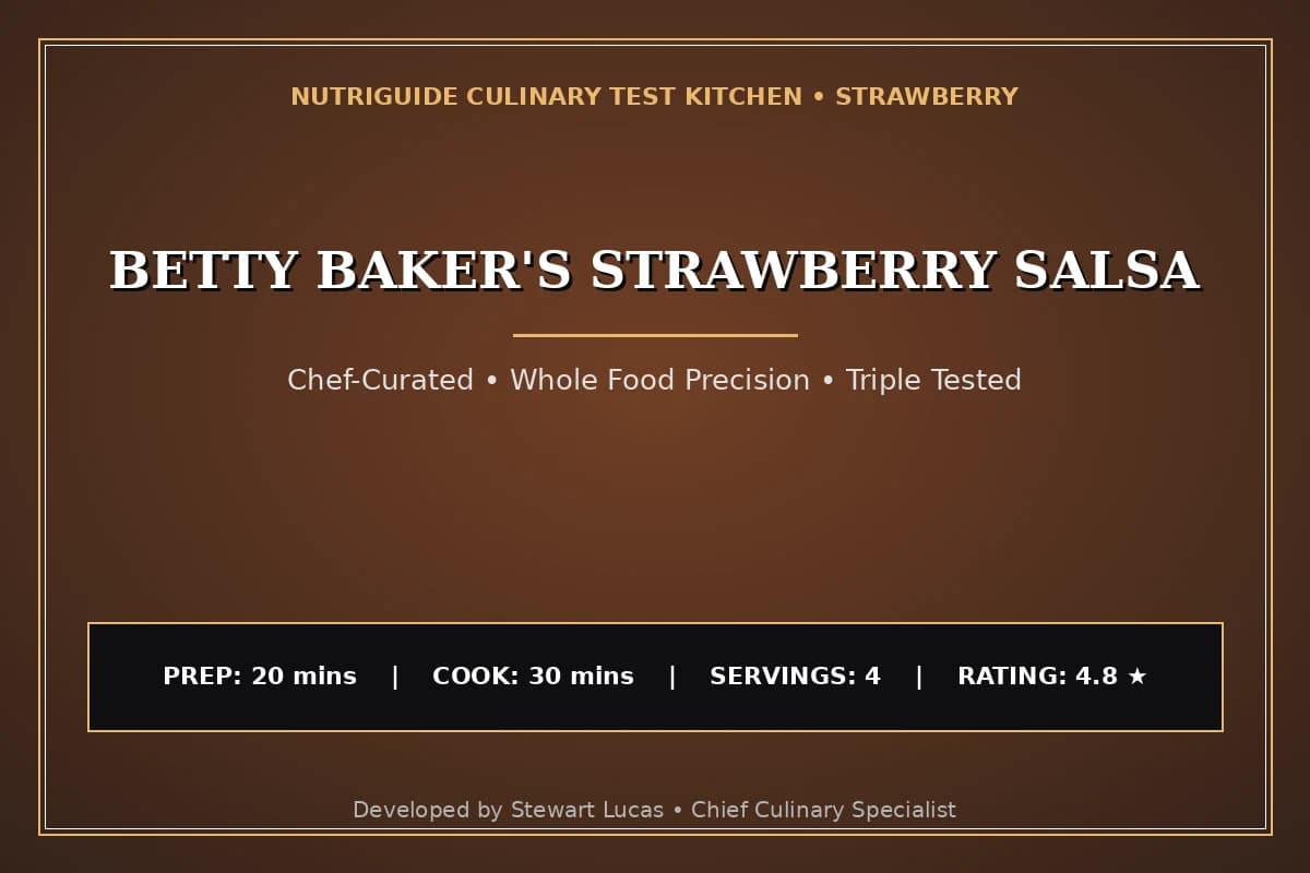 Betty Baker'S Strawberry Salsa