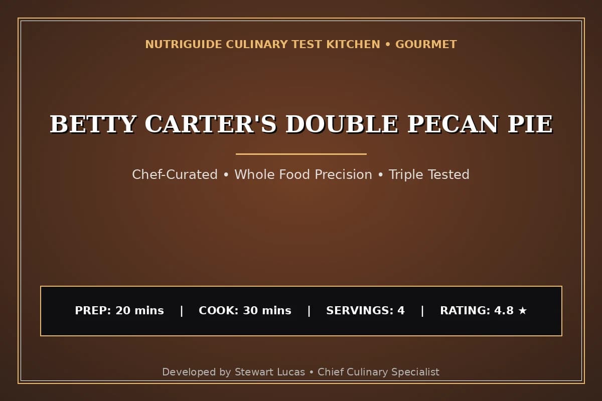 Betty Carter'S Double Pecan Pie