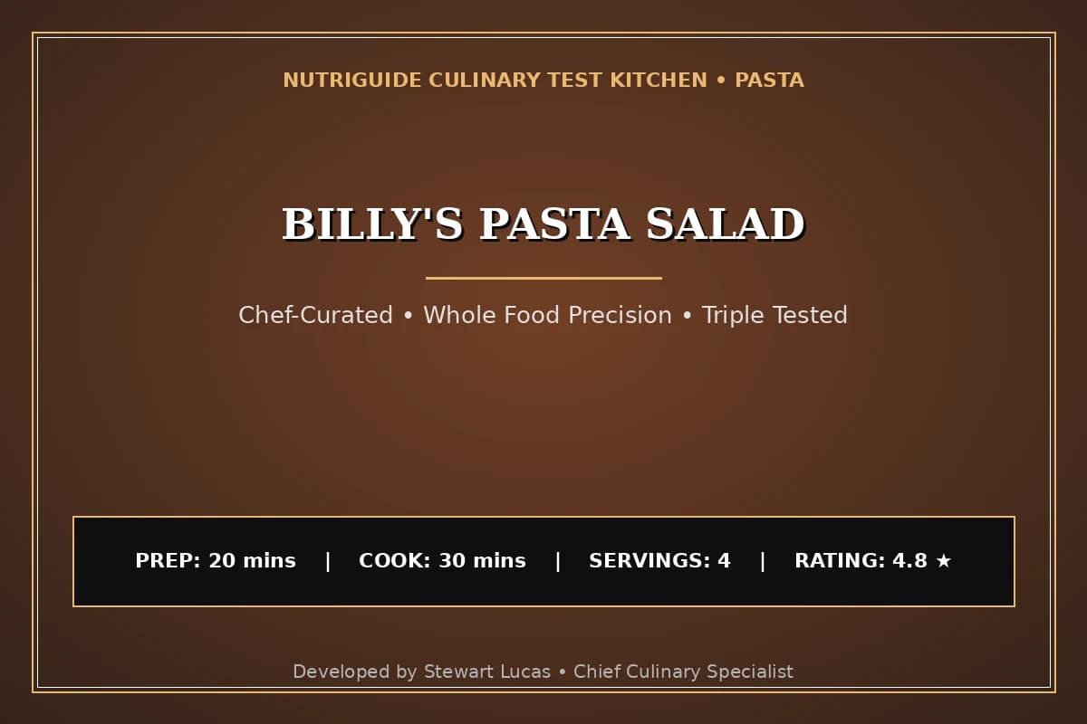 Billy'S Pasta Salad