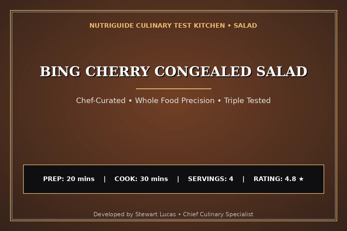 Bing Cherry Congealed Salad