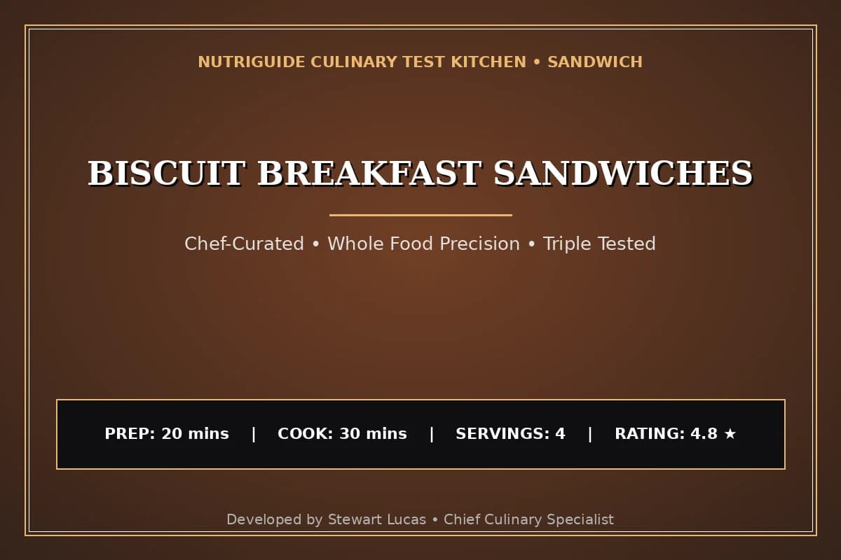 Biscuit Breakfast Sandwiches