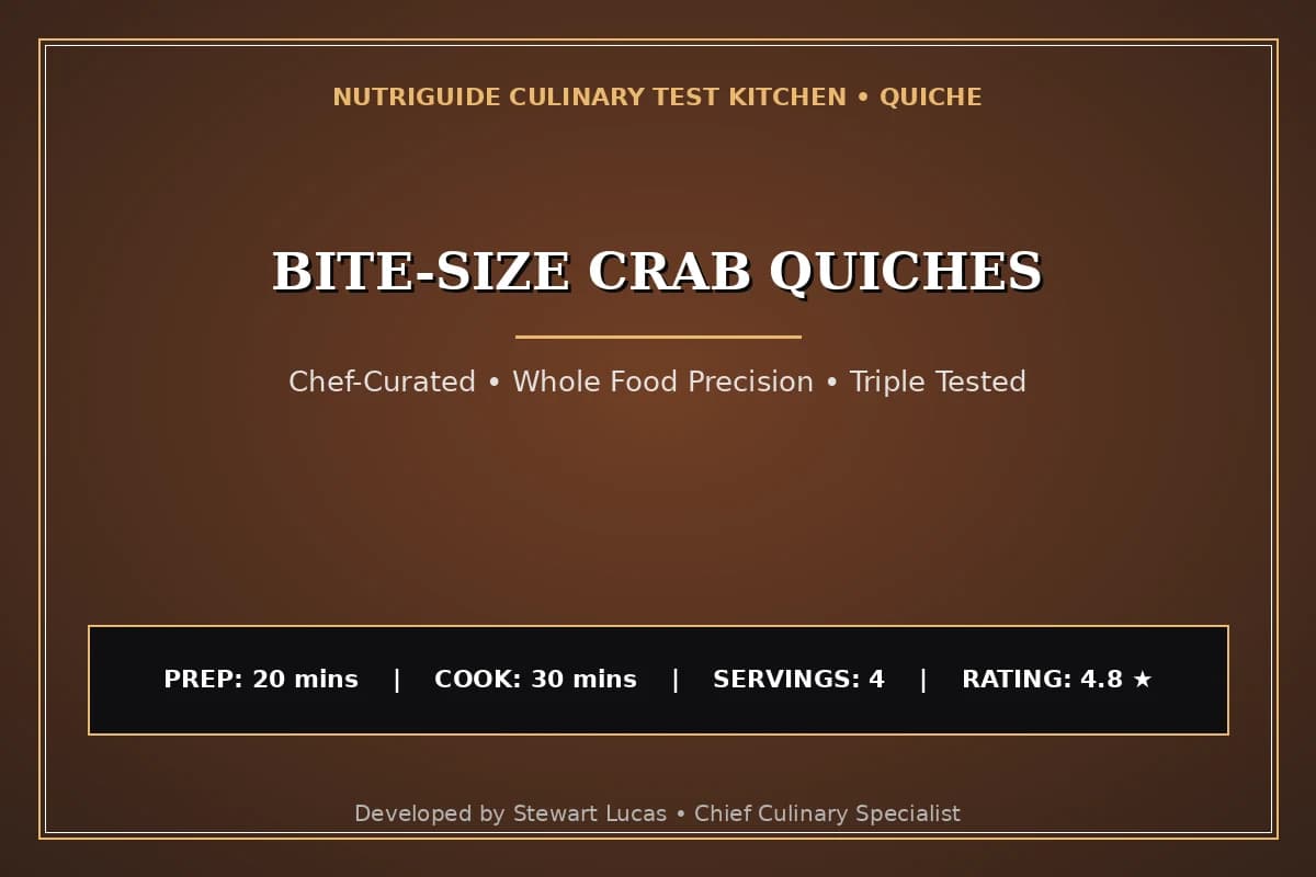 Bite-Size Crab Quiches