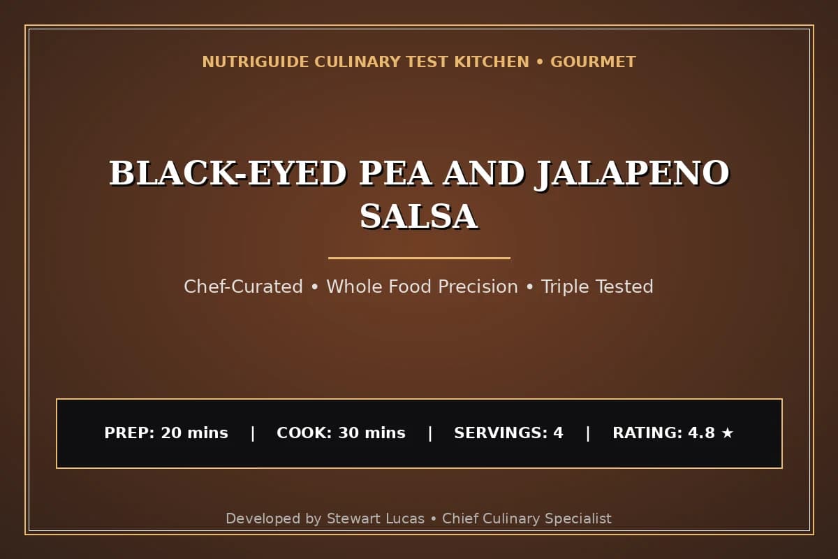 Black-Eyed Pea And Jalapeno Salsa