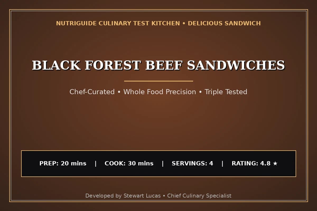 Black Forest Beef Sandwiches