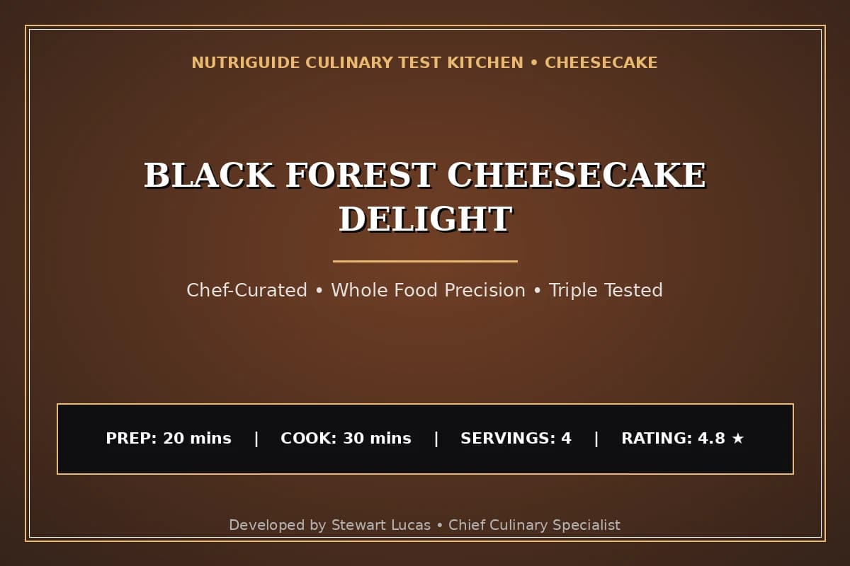 Black Forest Cheesecake Delight
