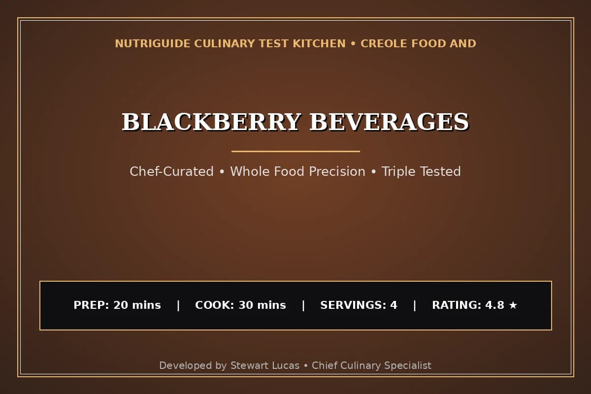 Blackberry Beverages