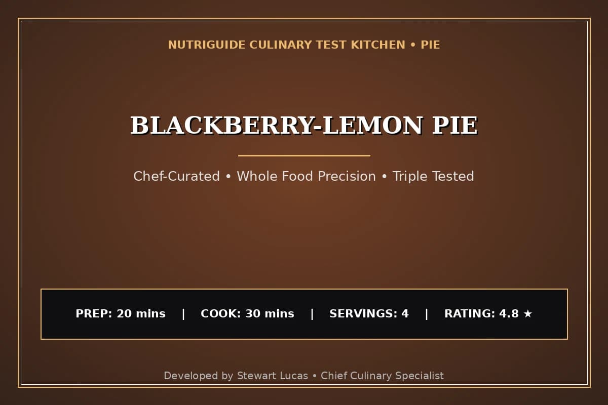 Blackberry-Lemon Pie